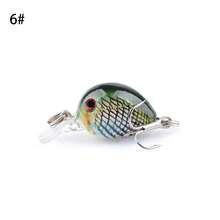 1 件/3 件/5 件/10 件迷你旋转鱼饵，3 钩长距离硬鱼饵，户外钓鱼装备