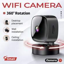 Small Wireless WiFi Camera Hidden Spy Security Cameras,Mini Nanny Cam Smart Home, Pet Dog Baby Camera Indoor Outdoor 1080P Remote Portable, Phone APP Room Camera - Multicolor - View 4