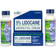 HemRid Complete Hemorrhoid Care System – Potent 5% Lidocaine Cream For Rapid Topical Comfort, Max Ultra Capsules For Ongoing Vascular Health And Circulatory Support - 白色的 - 查看 5
