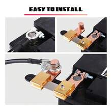 Interruptor de desconexión de batería de automóvil RV de 12-24 V, ampliamente utilizado para baterías de automóviles, vehículos, RV, ATV y marinos. - Dorado - Ver 6