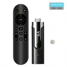 Stick de TV Android 13 M98-Y9, emparejado con H618, compatible con 8K Ultra HD, WiFi de doble banda, Bluetooth 5.0, 2GB/16GB ROM, adecuado para dispositivos de transmisión para el hogar inteligente como televisores, monitores, proyectores, etc.