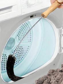 1pc Flexible Dryer Vent Cleaning Kit - Multi-Purpose Lint Brush Suitable For Refrigerator Condensation Tray, Washing Machine And Vents