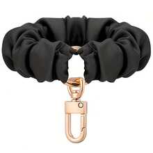 1 Women's Wrist Keychain Elastic Car Keychain - Fashionable And High-End - 黑色 - 查看 10