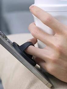 创意硅胶磁性手机支架，液态硅胶磁性指环握把，磁性手机支架，强力磁性指环握把防摔防滑兼容 、Android 手机，生日、家人、朋友礼物手机指环支架手机握把 - 彩色 - 查看 10