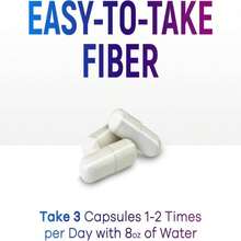 Psyllium Husk Fiber Supplement 1500mg - Vegan Prebiotic, Soluble Fiber For Daily Digestive Health &Amp; Regularity Support, Natural Psyllium Powder Caps, Sugar-Free, Non-GMO &Amp; Gluten-Free - 60 Capsules - Flavor NameB - 查看 7