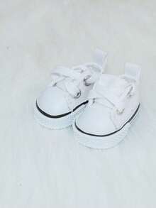 Un set de haine drăguțe pentru păpușile - o combinație de hanorac, blugi și pantofi de pânză. Este potrivit pentru păpușile și este o ținută elegantă pentru joaca zilnică și colecționare. - Multicolor - Vizualizare 8