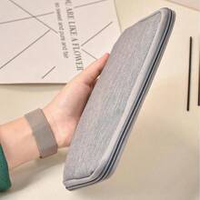 Hộp đựng dây đồng hồ bằng nylon, có thể chứa dây đồng hồ, cáp, túi đựng đồ du lịch, dây đeo đồng hồ thông minh, hộp đựng đồ đa năng, tương thích với dây đeo , tai nghe, cáp, bộ sạc, trang sức, mỹ phẩm và các phụ kiện khác. - Xám - Xem 13