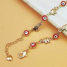 Fashionable Bohemian Style Evil Eye And Pictographic Bracelet - A Multifunctional Copper Fashion Accessory Suitable For Women, The Perfect Gift For Christmas - CS0655 - 查看 6