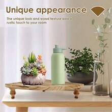 Corner Counter Wood Shelf, Rustic Pedestal Stand, Farmhouse Corner Shelves Stand, Tray Riser For Coffee Bar, Bathroom Countertop Organizer Corner, Centerpiece Display Riser For Kitchen (Wooden) - 卡其色 - 查看 4