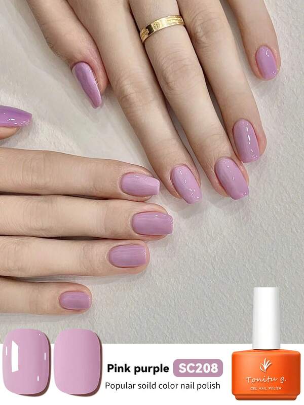 Tonitu g. Tonitu G 7ml Gel Nagellack – Rosa Lila Röd Soak-Off, UV/LED-härdande, Semi-permanent Gellack För Höst- Och Vintermanikyr Hemma Salong & Nagelkonst, Present Till Kvinnor