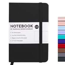 A6 PU 皮革笔记本记事本带丝带页标和笔架槽适合女士男士日记本书写 - 14.48 x 9.9 cm - 查看 12