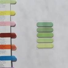 100张透明便签自粘书签注释阅读书透明标签卡哇伊可爱文具 - 彩色 - 查看 21