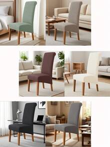 1 pezzo Coprisedia jacquard per sala da pranzo, coprisedia di taglia extra large - Multicolore - Visualizzare 4