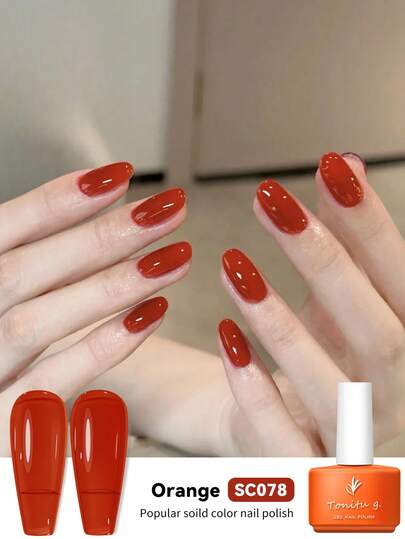 Tonitu g. Tonitu G 7ml 果冻凝胶指甲油 - 优雅红色可去除，UV/LED 固化，半透明薄荷乳白色半永久性凝胶指甲油，适用于家庭美甲沙龙和美甲艺术，女士礼物