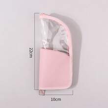 Geantă portabilă pentru pensule de machiaj, set de pensule pentru fard de pleoape cu păr moale, husă cu fermoar pentru depozitarea instrumentelor de manichiură, cadouri pentru femei, cadouri de Crăciun, idei de cadouri pentru femei