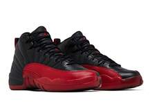 Nike Air Jordan 12 Retro Grade School 'Flu Game' 2025 (Unisex) Black/Varsity Red 153265-002-25 Spring New