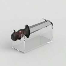 Acrylic Knife Display Stand Fixed Blade Knife Collection Display Stand Holder For Single Knife Home Decor Kitchen Items Kitchen Accessories Kitchen Kitchen Tools - Transparent - View 4