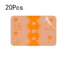 20片/套 艾灸贴，四向弹力，冷热皆宜。可用于膝盖、背部，放松身心，缓解疲劳。方便易用，温和不刺激，也可用于放松颈部，适用于身体多个部位。 - 彩色 - 查看 12