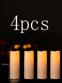 无焰蜡烛 电池供电蜡烛 婚礼装饰 LED 蜡烛 闪烁茶灯 蜡烛 烛光音乐会