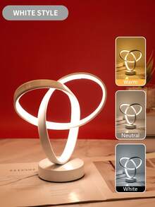 مصباح طاولة ثلاثي الأبعاد بتصميم البرسيم، إضاءة قراءة طاولة حديثة ذات طابع إسكندنافي بسيط للدراسة والنوم، تصميم مصباح طاولة فاخر وأنيق، ظل مصباح ذو طابع جمالي بسيط، ملمس فاخر وجودة عالية