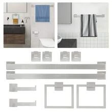 WANLECY Porte-serviettes - Argent - Voir 5