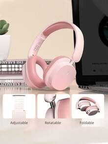 Headphones, Gaming Headphones, Bluetooth Headphones, Over-Ear Headphones, High-Capacity Wireless Headphones With Enhanced Bass For Exceptional Sound Quality, Suitable For Office, Gaming, Gym, Travel, Walking, Photography And Other Scenarios, Graduation Gift, Holiday Gift