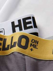 3 chiếc quần boxer nam màu trơn - Nhiều màu - Xem 9