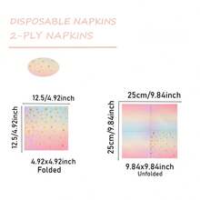 20 pièces/40 pièces/60 pièces/80 pièces/100 pièces Serviettes en papier étoiles en feuille 2025 Nouvelle, 25 x 25 cm - Serviettes en papier décoratives pour mariage, anniversaire, jardin, restaurant, cuisine, café