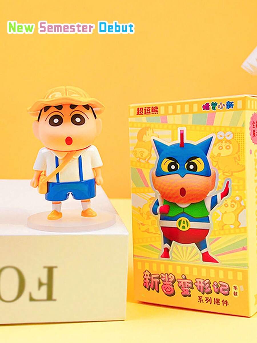 Caja ciega transformable de Crayon Shin-Chan, se transforma en un colgante de coche, diseño de lanzamiento del nuevo semestre, múltiples estilos clásicos de Crayon Shin-Chan, fabricado con materiales de alta calidad, colores vibrantes, detalles exquisitos, opción ideal para fans de Crayon Shin-Chan, adecuado como decoración de coche, adorno de escritorio o decoración del hogar, sorprende a tus amigos con estos lindos colgantes, ¡artículo imprescindible para entusiastas del anime! - Informe de nuevos estudiantes - Ver 1