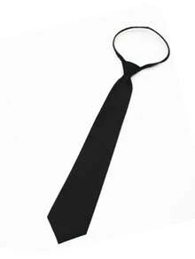 1pc Unisex Classic Black Necktie