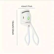 OBOVAY USB Rechargeable Electric Eyelash Curler - Fast Heating, Home Use Electric Eyelash Curler, Silicone Material With Heating, Anti-Scald Design, Long-Lasting Curl, White, Rechargeable Heated Eyelash Curler, Portable Makeup Tool - Multicolor - View 9