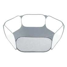 6-Panel Foldable & Portable Pet Playpen For Cats, Hamsters, Rabbits, Hedgehogs, Suitable For Outdoor & Indoor Use - Grey - View 5