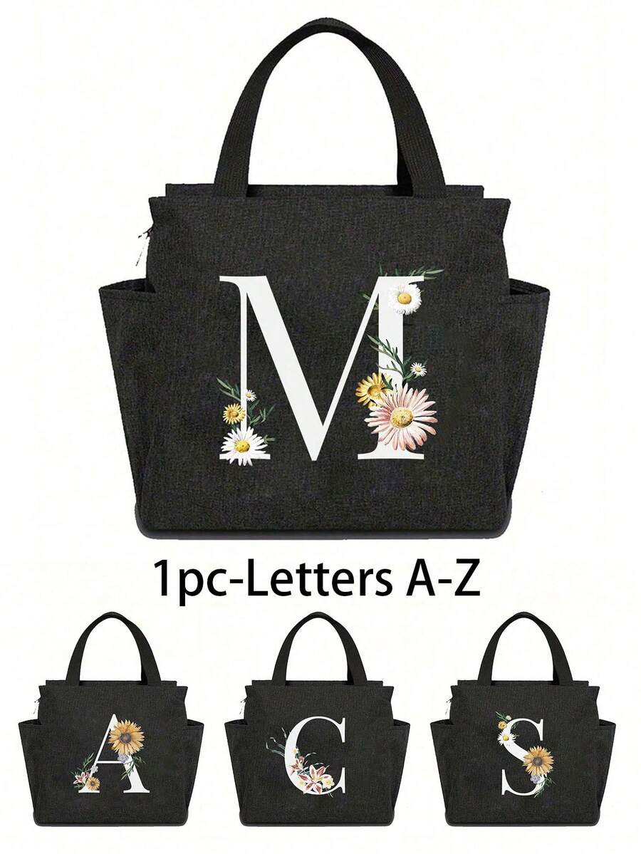 1 buc Geantă termică cu buzunar dublu Geantă de prânz cu capacitate mare, cu imprimeu de floarea-soarelui, pentru studenți, geantă termică pentru mese, geantă termică portabilă pentru picnic, geantă de prânz termică pentru birou, geantă de prânz școlară, geantă de prânz izolată pentru cutie de prânz, recipient pentru prânz pentru serviciu, birou, vacanță, pentru bărbați, pentru femei, pentru camping, cutie de prânz școlară, geantă de prânz multifuncțională pentru femei, cutie de prânz pentru școală, geantă impermeabilă pentru călătorii