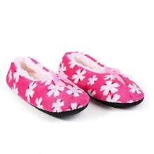 2025 New Coral Fleece Printed Women's Soft Bottom Winter Shoes, Anti-Slip Molded Sole Design, Warm And Comfortable Carpet Slippers