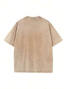 [Comfortable Cotton Summer T-Shirt] Little Raccoon Strawberry Print, Stylish Short-Sleeved T-Shirt, Comfortable Cotton Wash, Summer Menswear