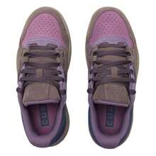 Under Armour 男女款休闲舒适轻便帆布运动鞋 CURRY 88 NM1 低帮系带休闲鞋，6000064-044 - 灰色/紫色/藍色 - 查看 4