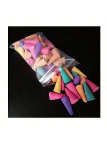 100pcs Elegant Backflow Incense Beads, Made Of Natural Floral & Herbal Ingredients, Fragrant & Fresh Air Purifying, Multiple Scent Options Available Including Mixed Sampler, Suitable For Home, Living Room, Bedroom, Bathroom, Long-Lasting Odor Removal, Workplace, Entertainment Venues