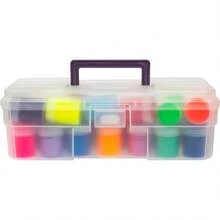 9912 Caja de herramientas de plástico ProBox de 12 pulgadas, roja - A - Ver 9