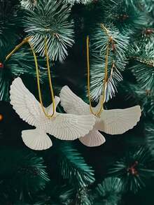 1/2 szt. uroczych gołębi inspirowanych filmem "Kevin sam w domu" – autentyczna replika ozdób świątecznych, idealna do dekoracji świątecznych. Figurki kolekcjonerskie na Boże Narodzenie i jesienną dekorację domu.