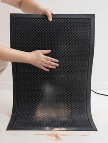 Multi-Functional Easy-To-Clean PVC Rubber Doormat With Elastic Mesh, Non-Slip Waterproof, Suitable For Indoor And Outdoor Use, Available In Multiple Sizes, Christmas Decor Kitchen Rug