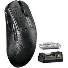 Chuột chơi game không dây ATTACK SHARK R11 Ultra 8K sợi carbon với độ phân giải 42000 DPI - Cảm biến PAW3950 MAX - Trọng lượng nhẹ 49g, chip MCU Nordic 52840, kết nối có dây/Bluetooth/2.4Ghz có thể lập trình, cáp xoắn RGB dành cho PC - Nhiều màu - Xem 14