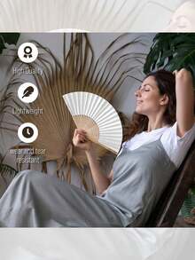 1 cái/2 cái/6 cái/12 cái/24 cái Quạt gấp, Quạt giấy cầm tay màu trắng, Quạt tre, Quạt gấp đám cưới màu trắng, Quạt cầm tay có thể gấp lại, Quạt thủ công màu trắng để tự làm, Quạt cầm tay màu trắng cũ có thể tự làm Quạt giấy gấp lại được cá nhân hóa cho tiệc mừng em bé, Vật dụng cầm tay cho tiệc cưới, Quạt cầm tay Quà tặng trang trí Quạt cưới Quạt cầm tay - trắng - Xem 9