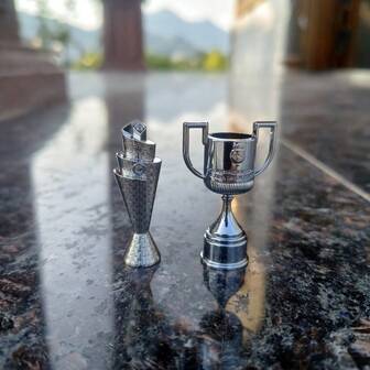 Zinc Alloy Trophy - Elegant Stable Base, Football Competition Award For Home/Office Decor, Birthday/Graduation/Party Decoration - Football Fan Collectible Gift, Classic Design Metal, Ideal For Sports Event Organizers