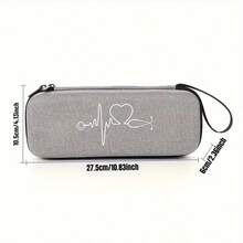 Bolsa de almacenamiento rígida multifuncional de EVA para estetoscopio, organizador portátil de gran capacidad, bolsa de transporte para exteriores, disponible en 5 colores