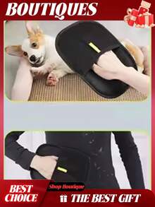 宠物毛发去除手套，3 件静电宠物毛发去除器，高效宠物毛发美容手套，可重复使用的猫狗毛发去除器，适用于沙发、窗帘、地毯 - 彩色 - 查看 11