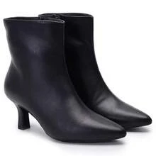Boots Casual Elegant College Wonderful Shiny Winter - Negro - Ver 1