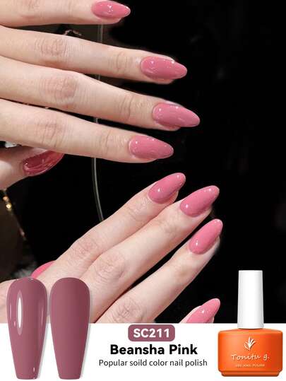 Tonitu g. Tonitu G 7ml Gel Nail Polish – Pink Purple Red Soak-Off, UV/LED Curing, Semi-Permanent Gel Polish For Autumn And Winter Manicure At Home Salon & Nail Art, Gift For Women