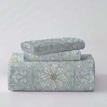 2/3pcs Luxury Boho Flower Printed Quilt Set(1 Quilt + 1/2 Pillowcases), Machine Washable Durable And Lightweight Summer Bedding Set, 100% Microfiber Breathable Bedspread Set, Versatile For All Seasons, Creative Room Decor - Hoa Bohemian - Xem 6