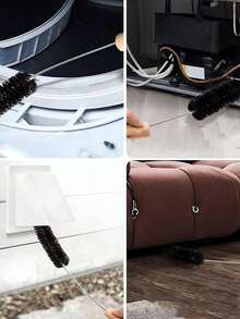 1pc Flexible Dryer Vent Cleaning Kit - Multi-Purpose Lint Brush Suitable For Refrigerator Condensation Tray, Washing Machine And Vents