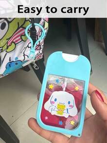 Sanrio زجاجتا رذاذ طارد للبعوض، متعددة الأنماط، مانعة للتسرب، رذاذ ناعم، قبضة مريحة، سهلة الملء، قابلة للفصل، محمولة مع خطاطيف للحقيبة/المفاتيح، مناسبة للعمل والحفلات والسفر والعناية بالبشرة والهدايا وعيد الميلاد وعيد الهالوين